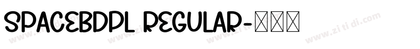 SpaceBdPL Regular字体转换